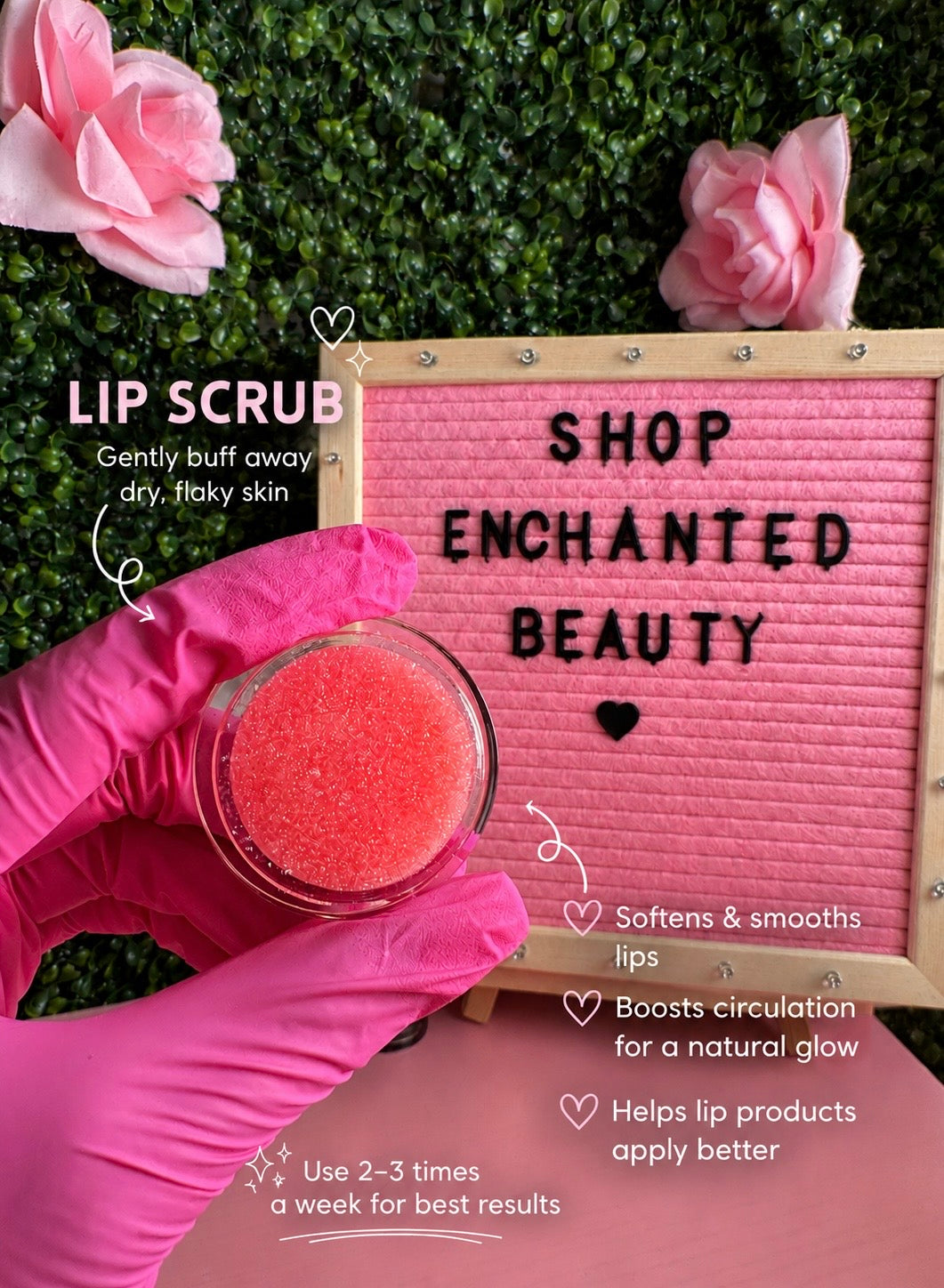 2in1 lip scrub+lip balm