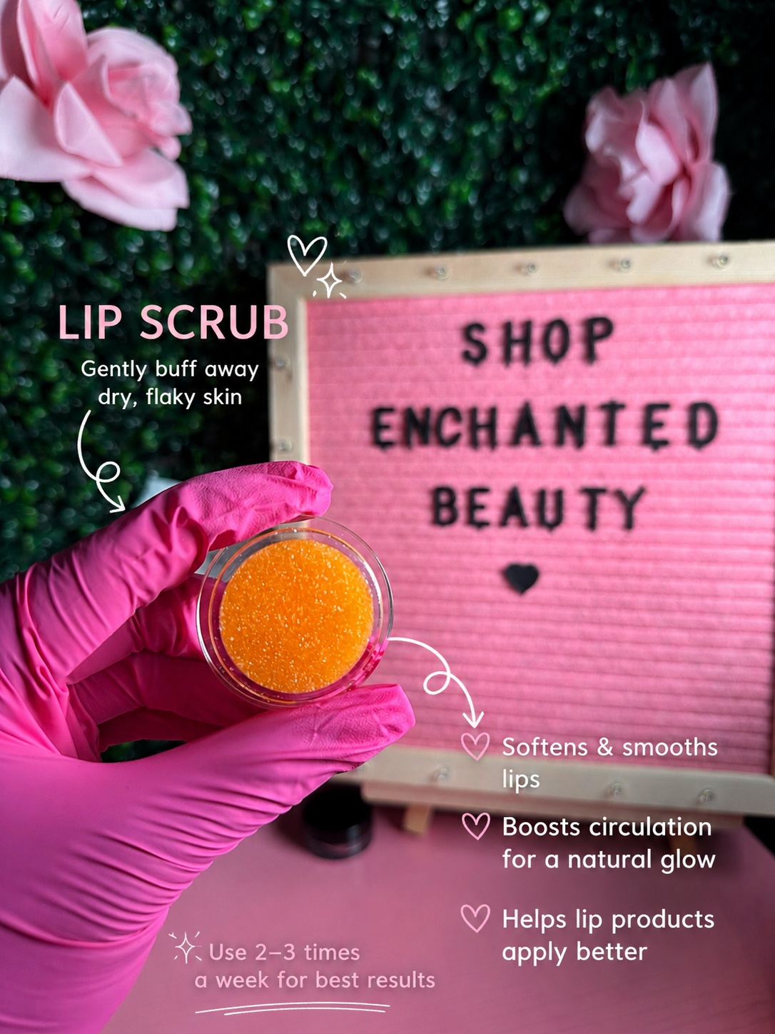 2in1 lip scrub+lip balm